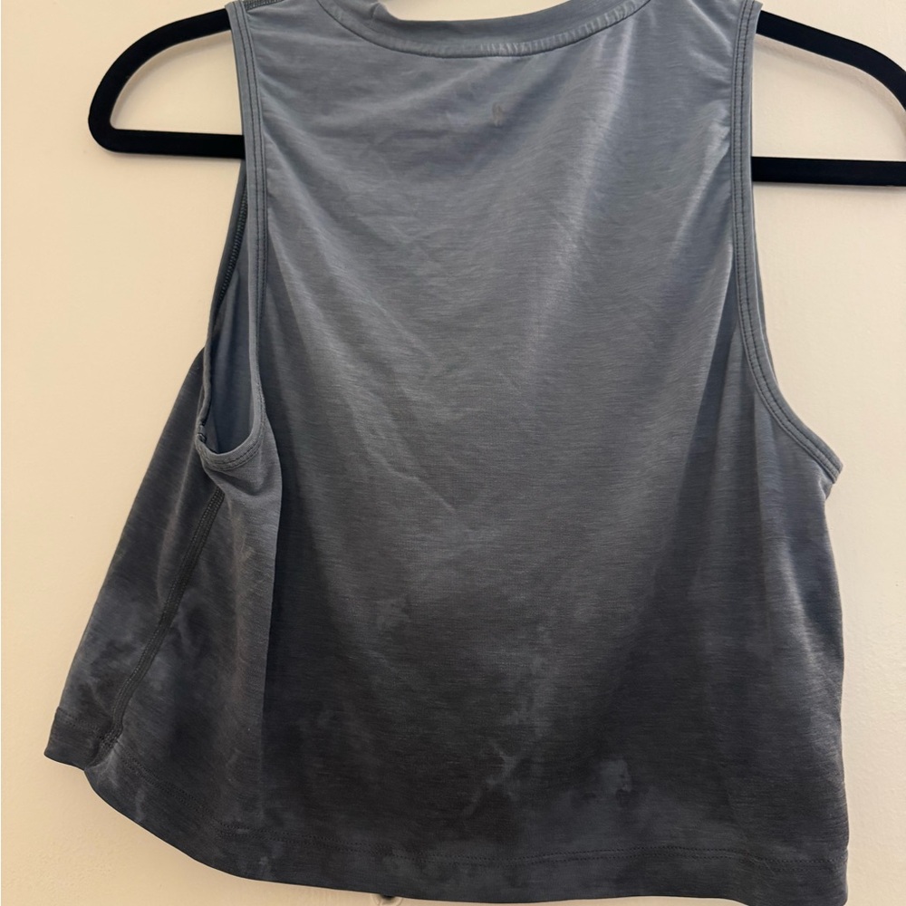 NOBULL Women's Blue Tie-Dyed Muscle Tank - Picture 2 of 3
